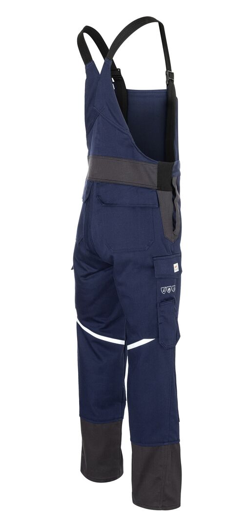 KÜBLER PROTECTIQ WELDING Latzhose PSA 3 3397 Fb. dunkelblau/anthrazit  Gr. 50