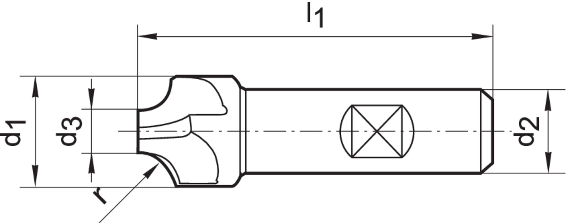 FORMAT Konkavfräser D6518 B HSSE 6,0mm FORMAT Konkavfräser D6518 B HSSE 6,0mm