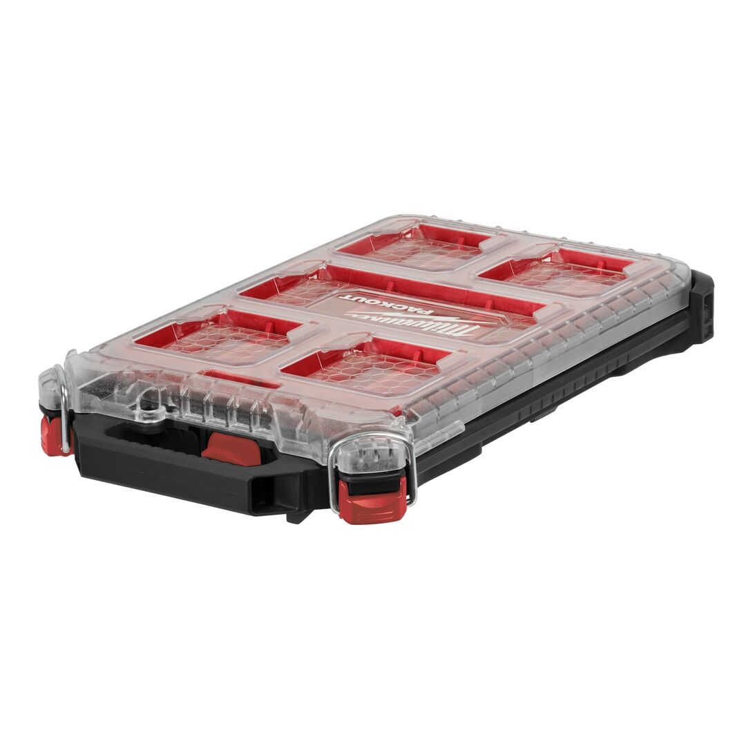 MILWAUKEE Packout Organiser Slim Compact inkl. Sortierboxen MILWAUKEE Packout Organiser Slim Compact inkl. Sortierboxen