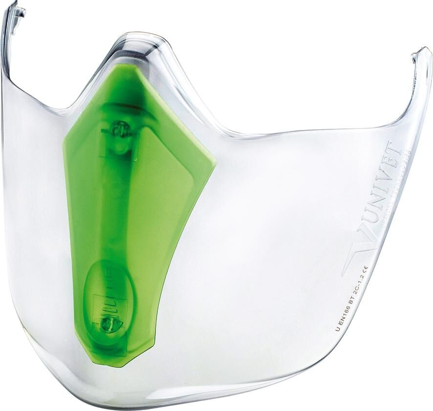 UNIVET Schutzvisier für Brille 6x3Belüftung einstellbar UNIVET Schutzvisier für Brille 6x3Belüftung einstellbar