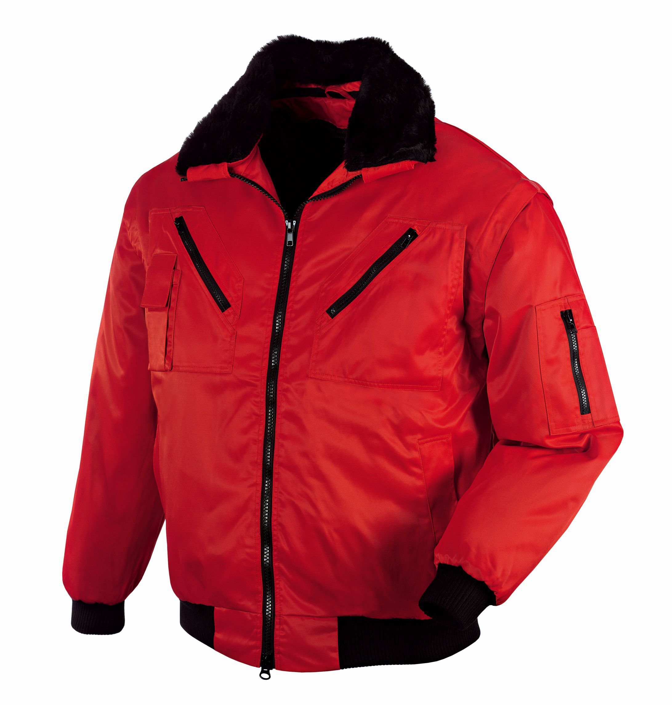 Pilotenjacke 4-in-1 Gr. XL, rot