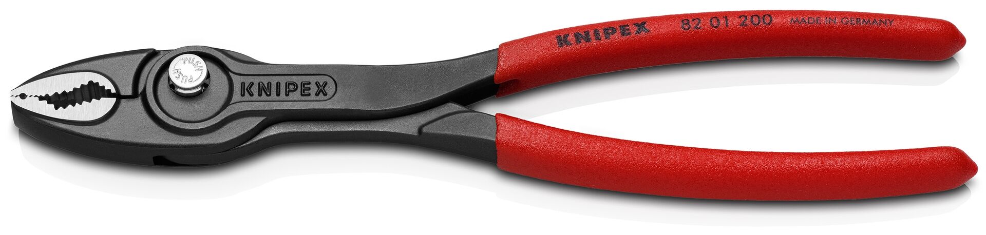 KNIPEX 82 01 200 TwinGrip Frontgreifzange KST überz. atrA 200mm KNIPEX 82 01 200 TwinGrip Frontgreifzange KST überz. atrA 200mm