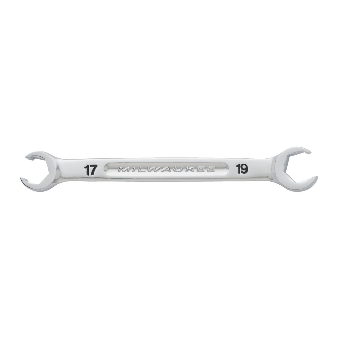 MILWAUKEE Offener Doppel-Ringschlüssel 17 x 19 mm