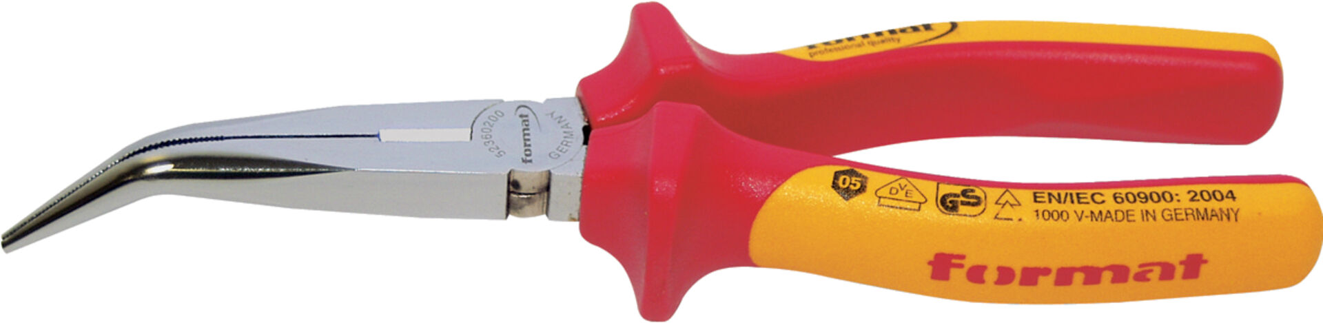 FORMAT Storchschnabelzange VDE 200mm gebogen FORMAT Storchschnabelzange VDE 200mm gebogen