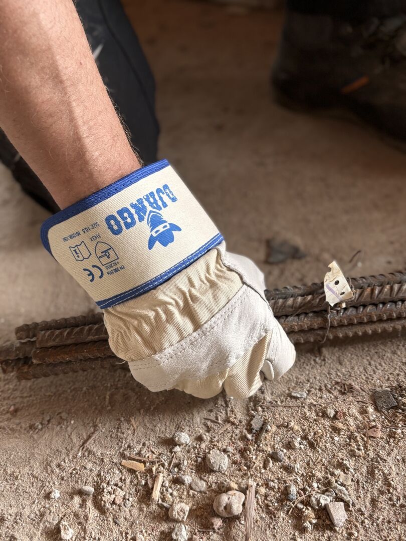 WEMAG Vollleder-Handschuh DJANGO Gr. 10,5 gummierte Stulpe