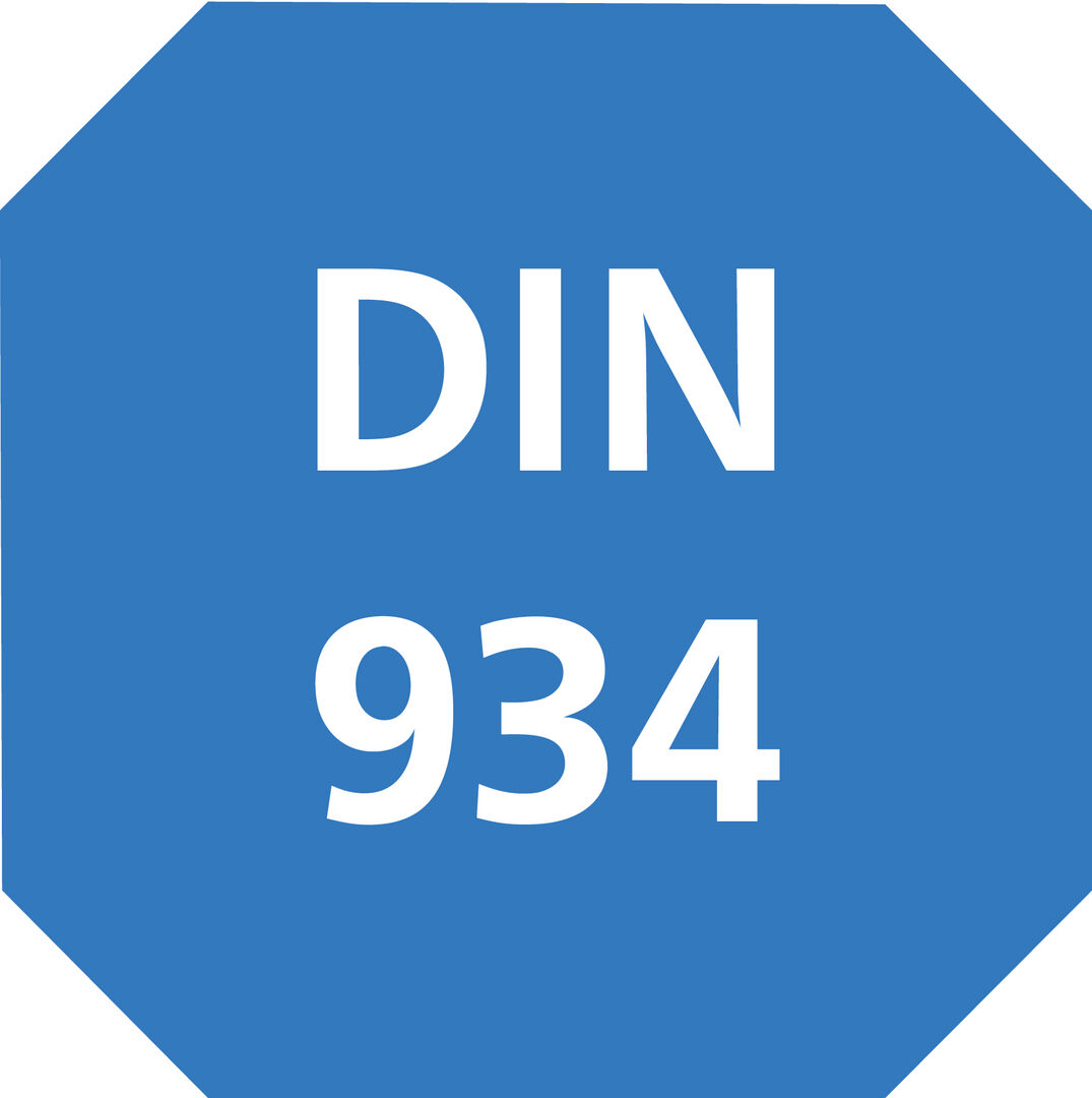 DIN 934 Edelstahl A2 DIN 934 Edelstahl A2