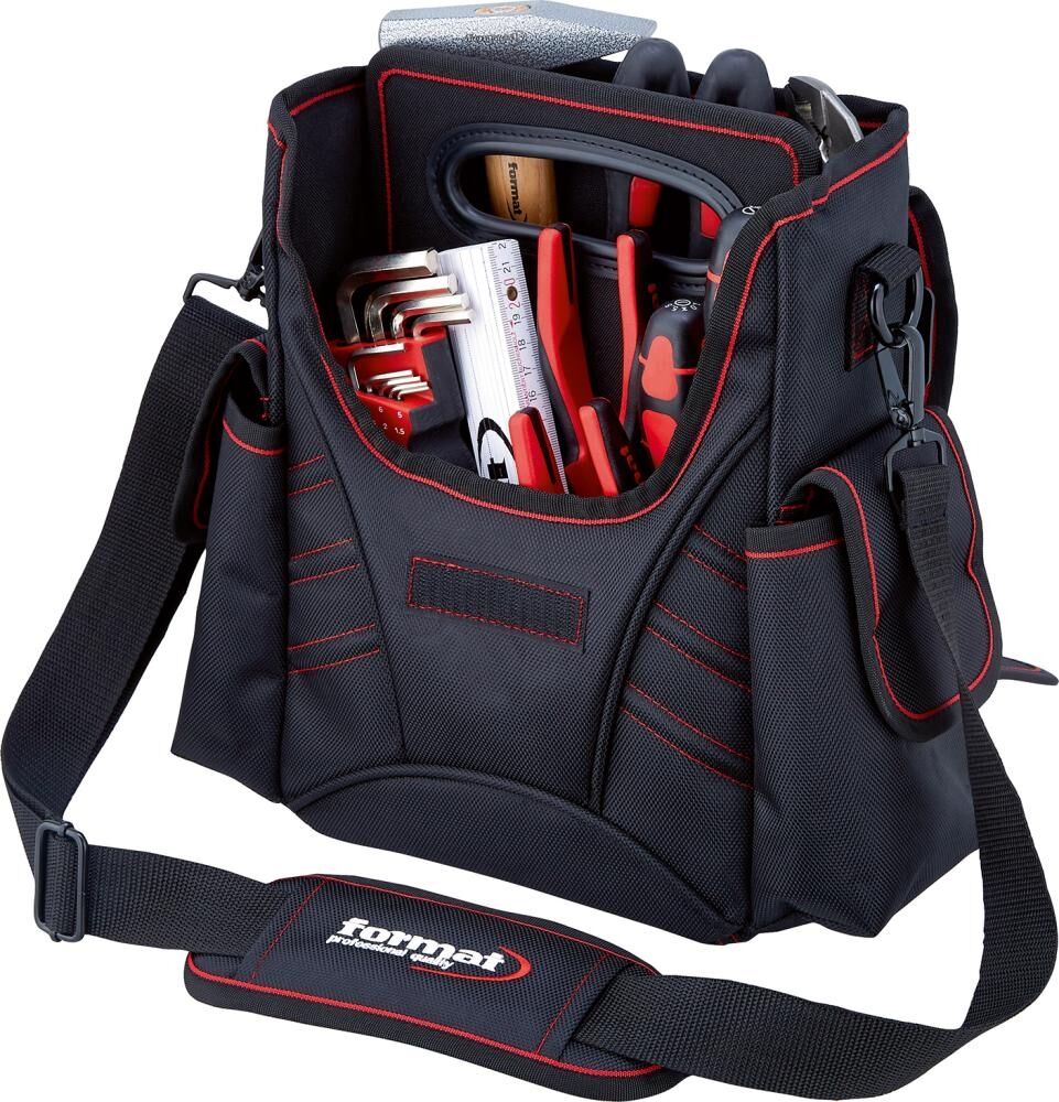 FORMAT Werkzeugtasche leer zum umhängen 200x300x100mm FORMAT Werkzeugtasche leer zum umhängen 200x300x100mm