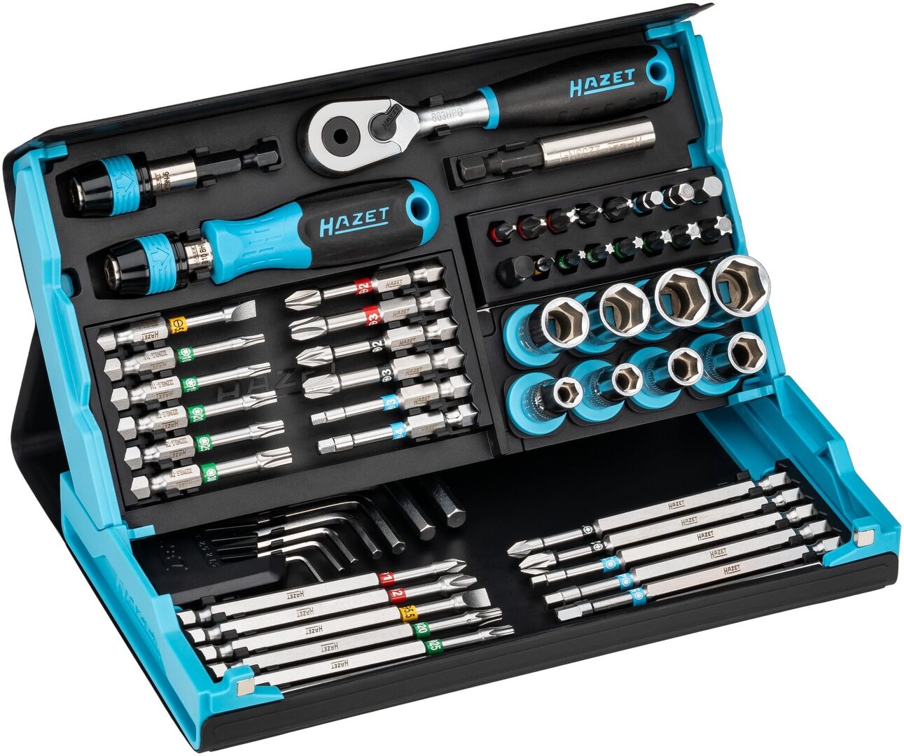 HAZET Smartcase 1/4" Steckschlüssel- und Bit-Satz 59-tlg.