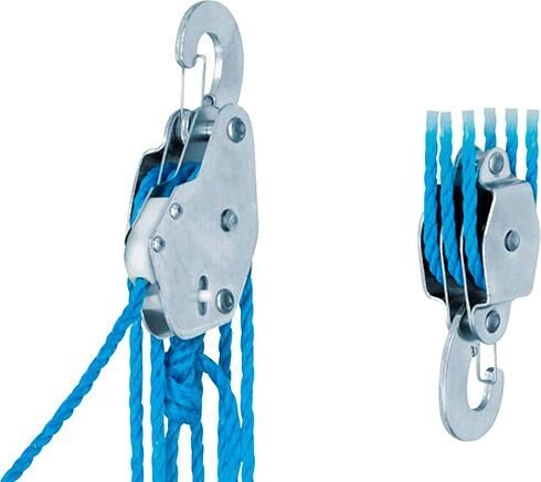 Flaschenzug 220kg mit Seilbremse Schoerken Flaschenzug 220kg mit Seilbremse Schoerken