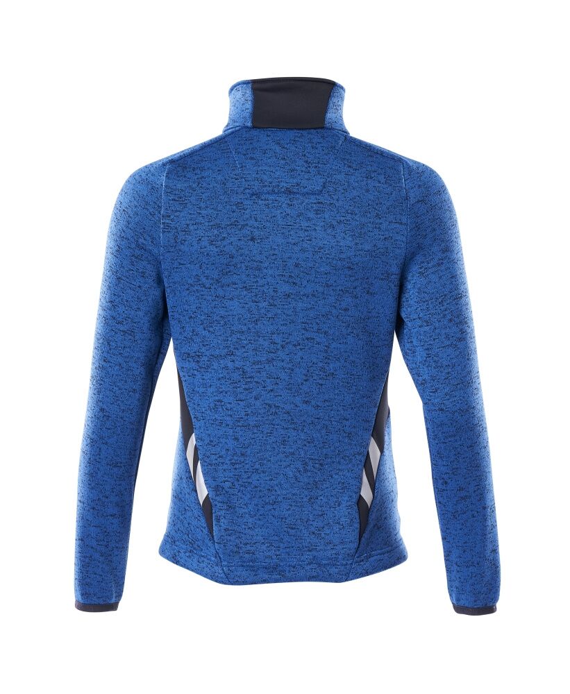 MASCOT Accel Strick-Pullover Damen m RV Gr. L azurblau/schwarzblau 18155-951