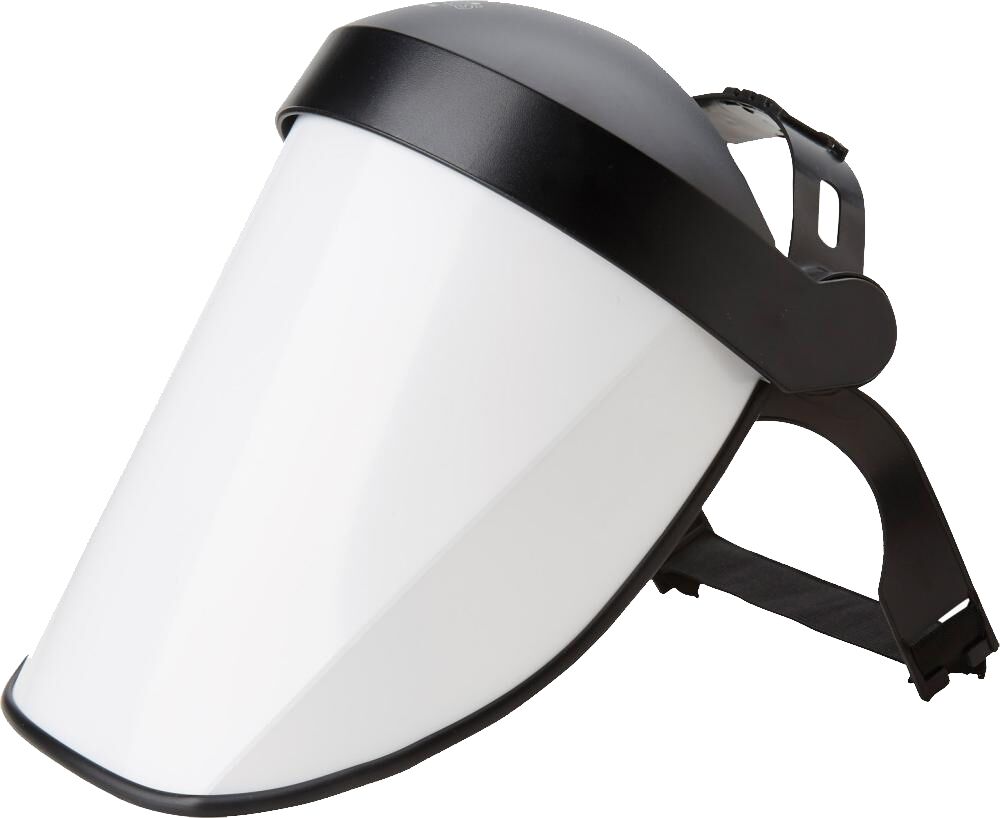 FORTIS Gesichtsschutzschirm Visier EN166:2001B klare Polycarbonatscheibe 300x200x1mm FORTIS Gesichtsschutzschirm Visier EN166:2001B klare Polycarbonatscheibe 300x200x1mm