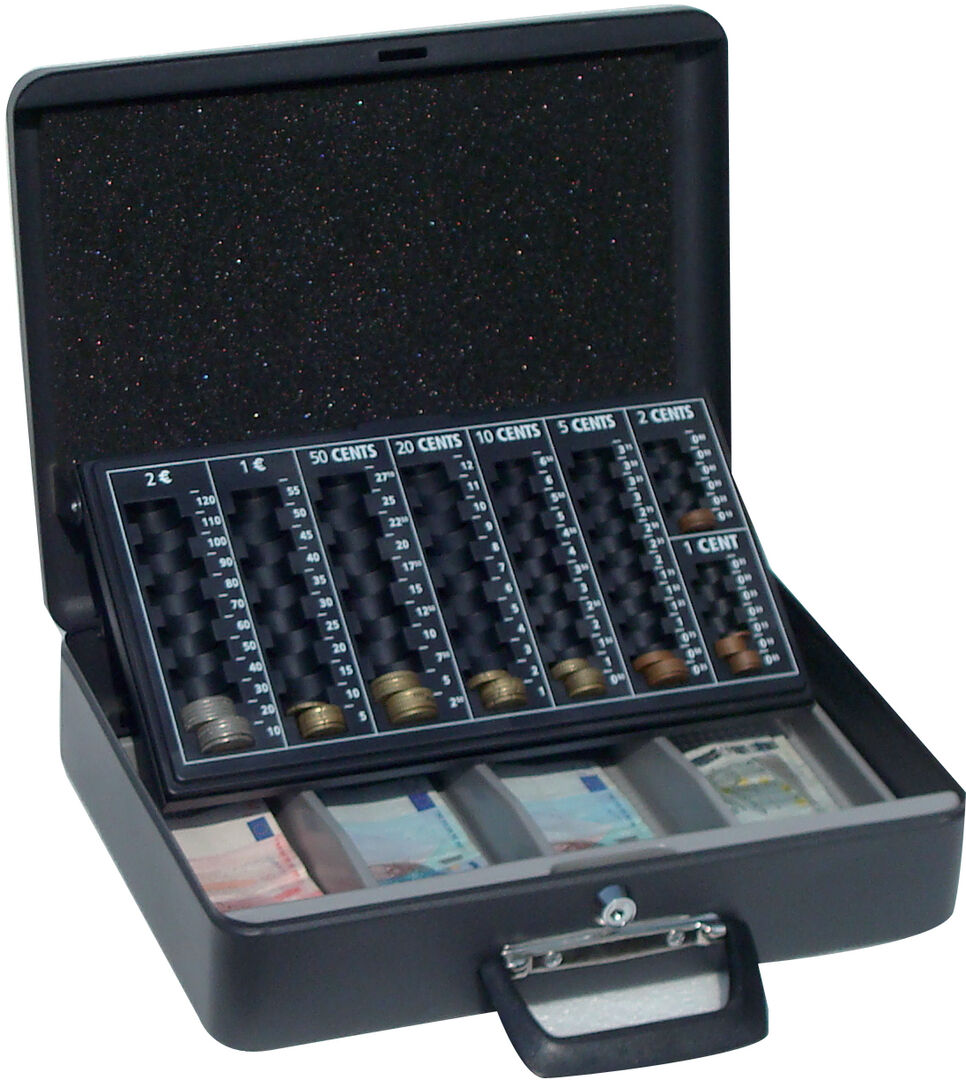 Geldkassette schwarz Euroein. 300x240x90 Geldkassette schwarz Euroein. 300x240x90