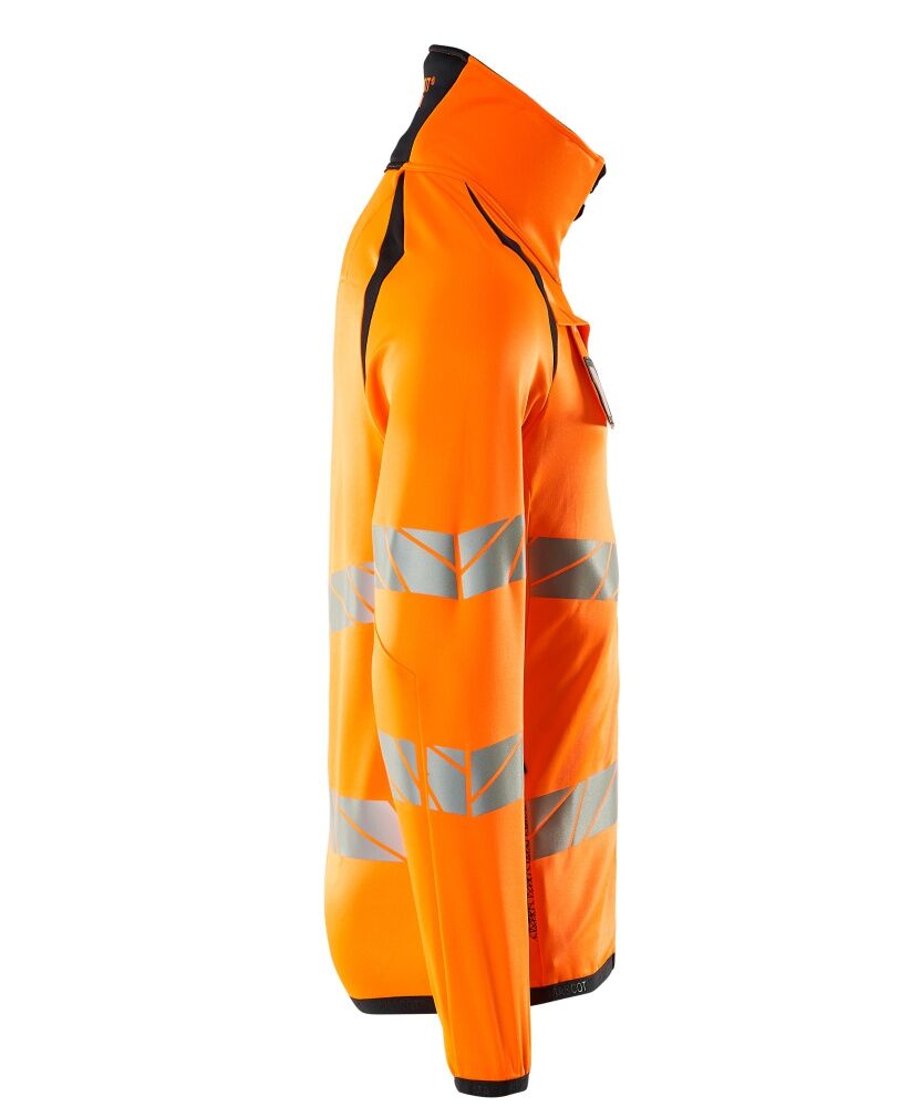 MASCOT Accel. Safe Fleece-Pullover m RV Gr. L hi-vis or/schwarzbl 19103-315