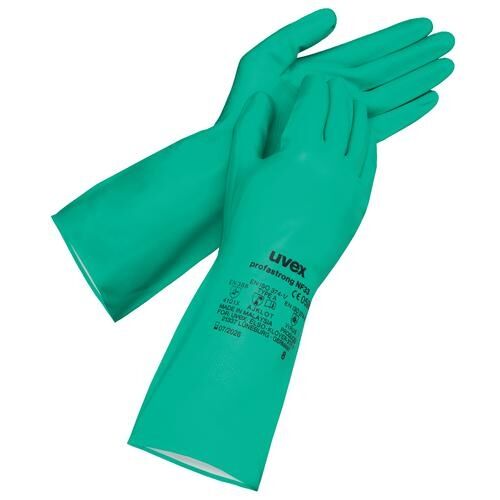 UVEX Chemit-Handschuh profastrong NF 33 Nitril grün Gr. 8 6012.2 UVEX Chemit-Handschuh profastrong NF 33 Nitril grün Gr. 8 6012.2