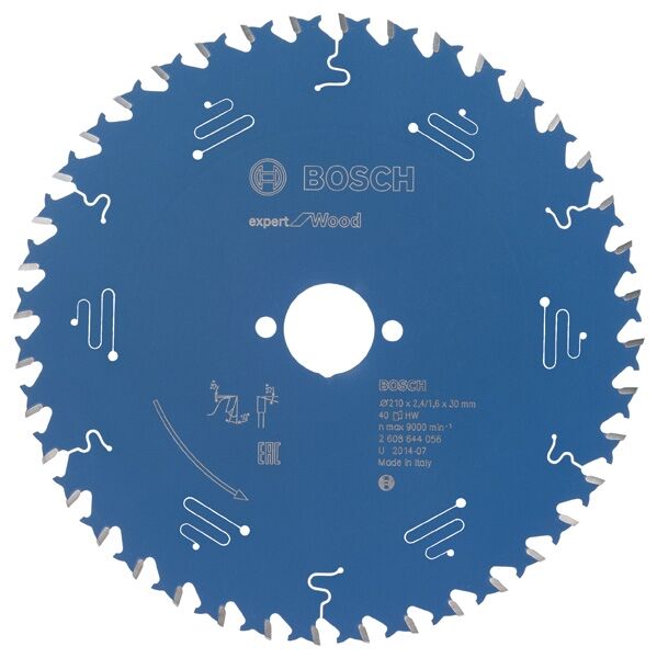 BOSCH Kreissägeblatt HW Expert 210x30x2,4 40T
