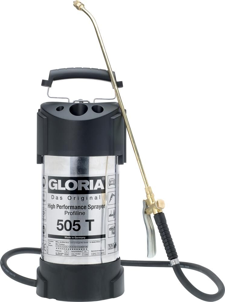 GLORIA Hochleistung ssprühgerät Edelstahl Typ 505T GLORIA Hochleistung ssprühgerät Edelstahl Typ 505T