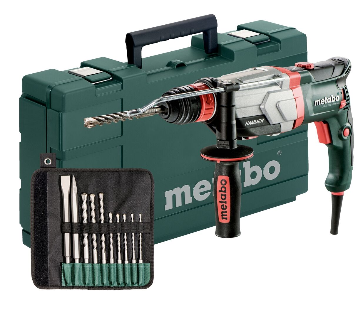 METABO Multihammer mit Zubehör im Koffer UHEV 2860-2 Quick Set 1100 Watt METABO Multihammer mit Zubehör im Koffer UHEV 2860-2 Quick Set 1100 Watt
