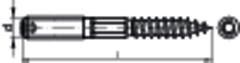 E-NORM Stockschraube verzinkt M8x150mm SW6 T25 100 Stk/VE E-NORM Stockschraube verzinkt M8x150mm SW6 T25 100 Stk/VE