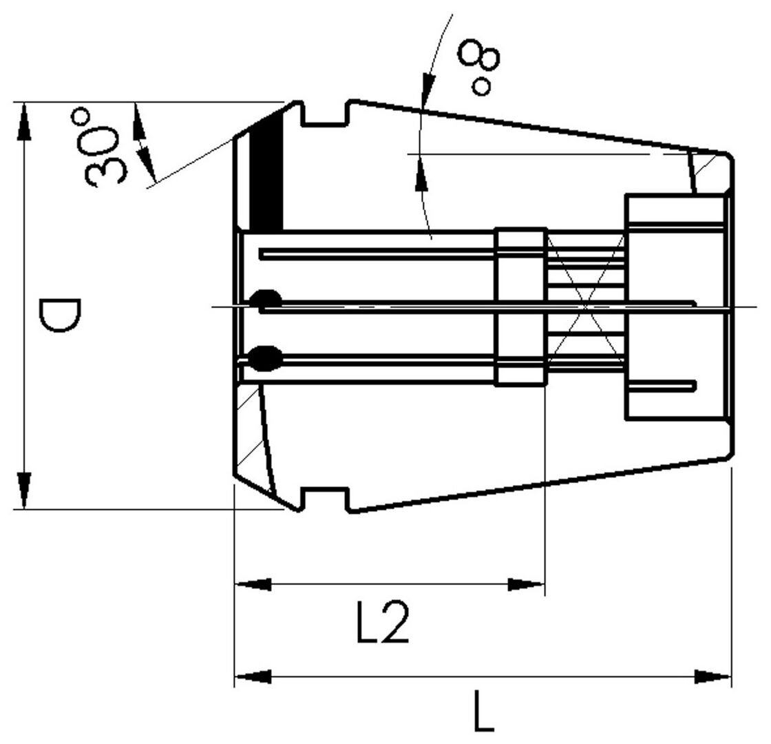 Spannz. m. Vierk. Abg. ER16-2,8X2,1      Fahrion