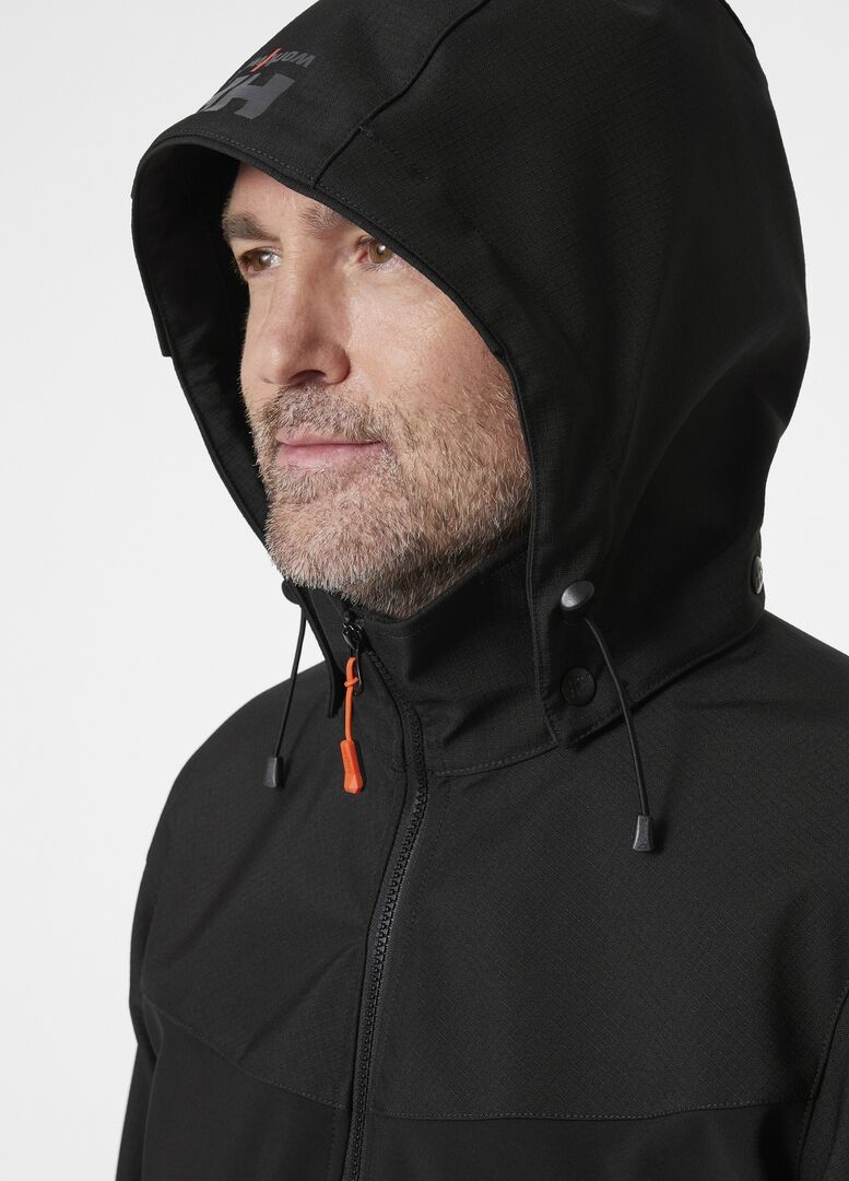 HELLY HANSEN Oxford Softshell-Jacke 74290 Gr. M BLACK HELLY HANSEN Oxford Softshell-Jacke 74290 Gr. M BLACK