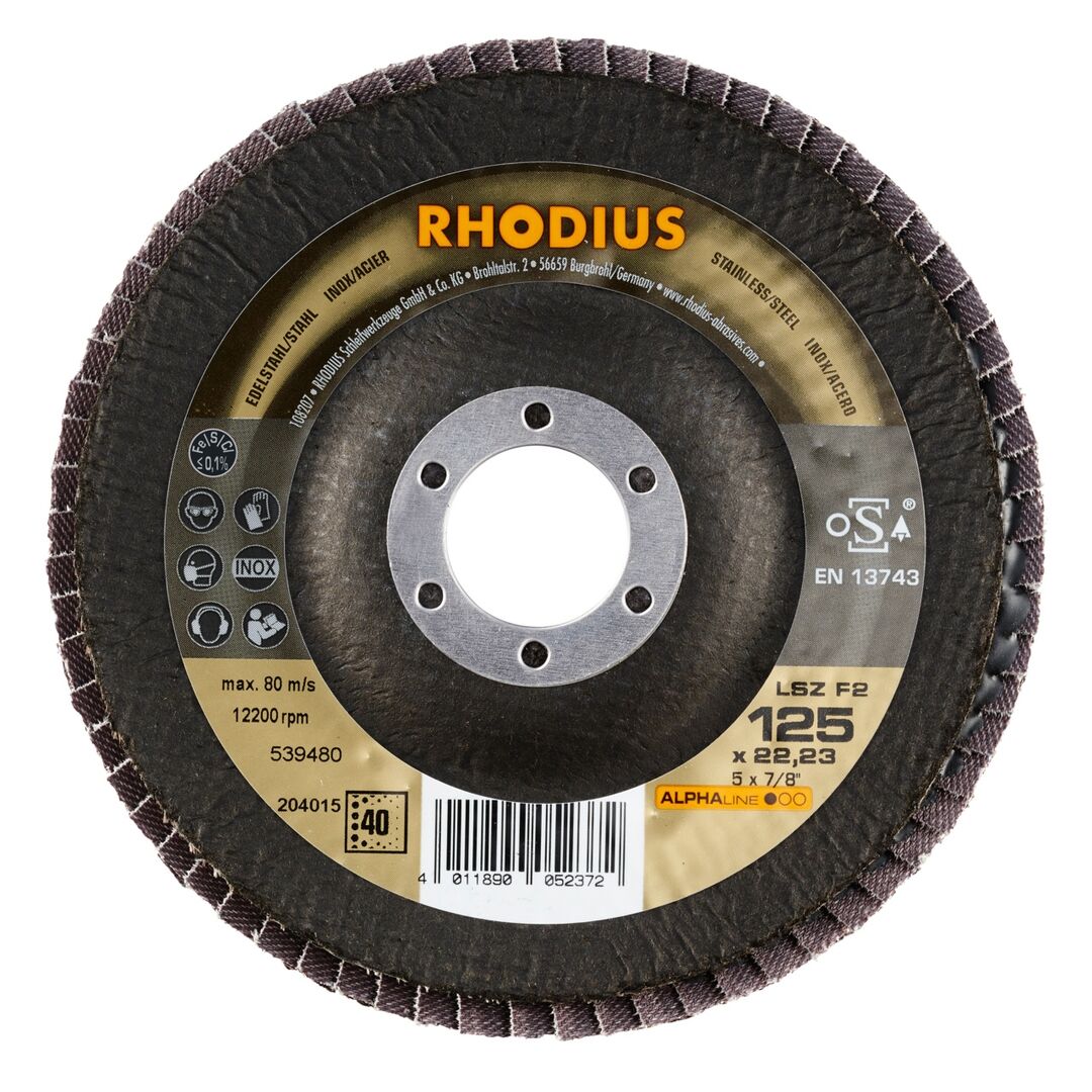 RHODIUS Lamellenschleifsch.LSZ F2125mm K40 RHODIUS Lamellenschleifsch.LSZ F2125mm K40