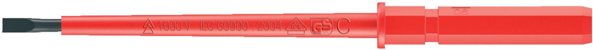 WERA Wechselklinge VDE für Schlitzschrauben 0,8x4,0x154mm