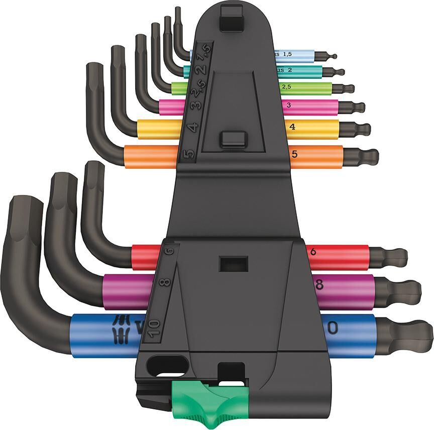 WERA 950/9 Hex-Plus Mulitcolour 2 05133164001