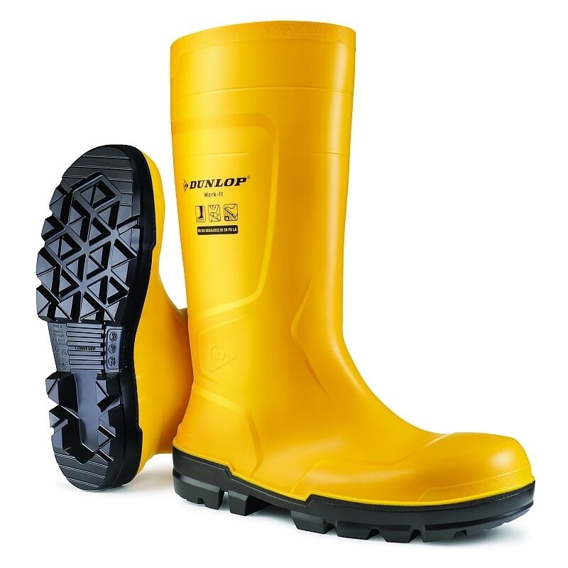 DUNLOP Sicherheits-Stiefel Work-It Full Safety Gr. 35 PVC gelb S5 SR NB2JF01 DUNLOP Sicherheits-Stiefel Work-It Full Safety Gr. 35 PVC gelb S5 SR NB2JF01
