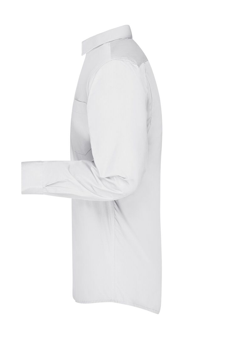 JN Herren Business Shirt JN642 white, Größe L