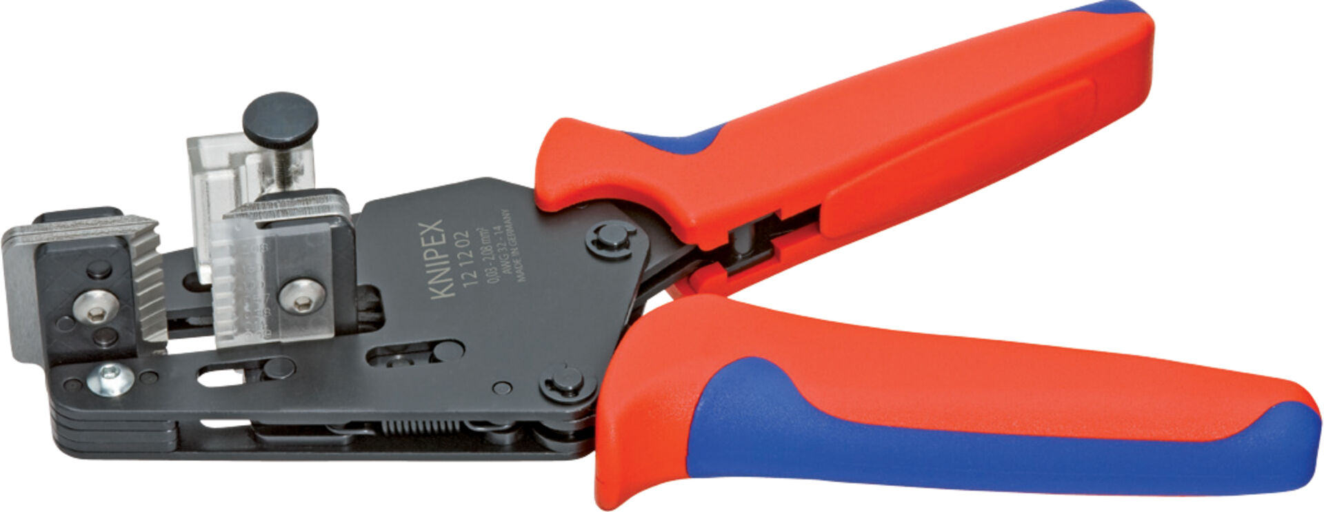 KNIPEX 12 12 02 Präzisions- Abisolierzange Mehrko. brün. 195 mm