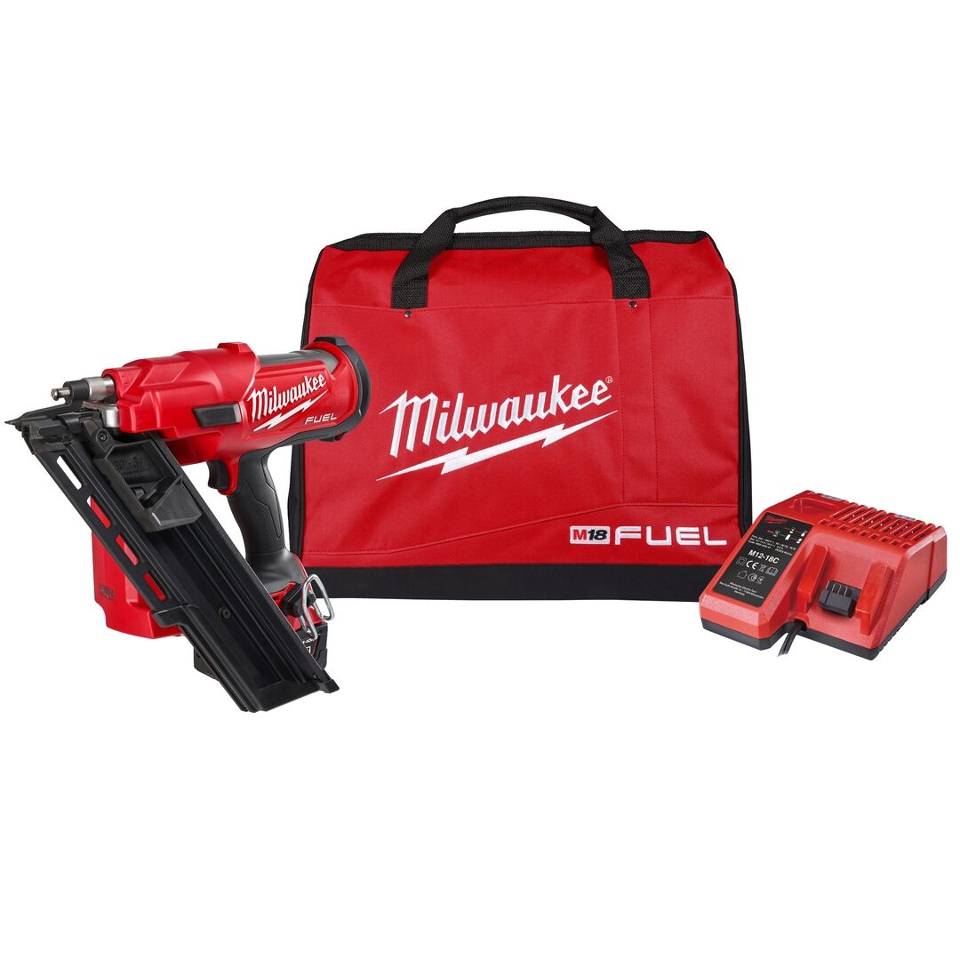 MILWAUKEE FUEL Akku Nagler M18FFN-502C 2x5,0 Ah Akku, Ladegerät, HD Box MILWAUKEE FUEL Akku Nagler M18FFN-502C 2x5,0 Ah Akku, Ladegerät, HD Box