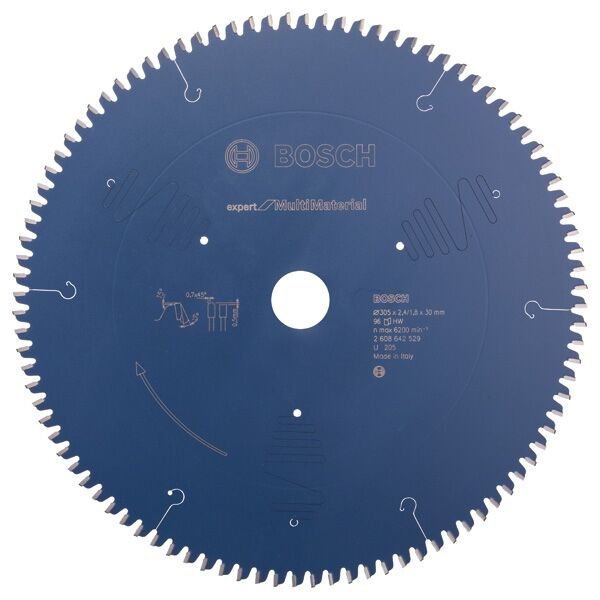 Kreissägeblatt HW Expert 305x30x2.4 96 T TR  Bosch