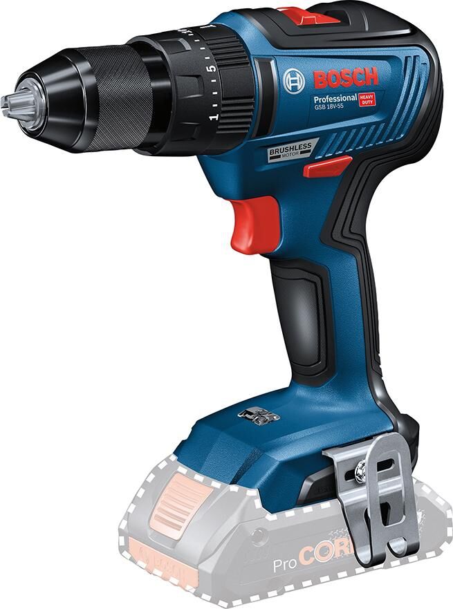 BOSCH Akku-Schlagbohrschrauber GSB 18V-55, solo in L-BOXX