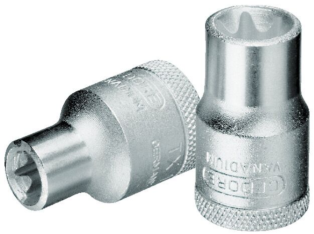 GEDORE Steckschlüsseleinsatz 1/2" Außen-TORX E20, TX 19 E20, 6194690 GEDORE Steckschlüsseleinsatz 1/2" Außen-TORX E20, TX 19 E20, 6194690