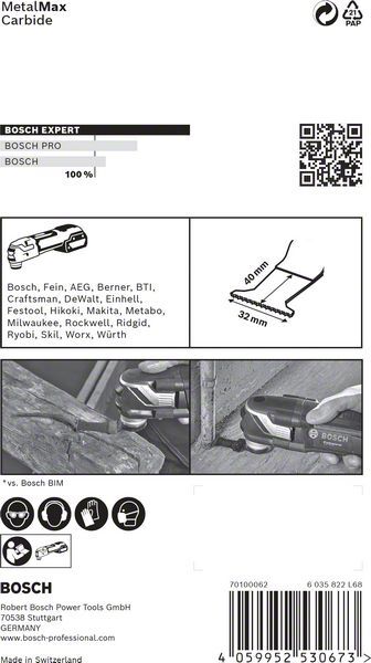 BOSCH Tauchsägeblatt Metal AIZ32AIT Expert Starlock, VE 5