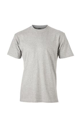 JN Round-T Medium JN001 100%BW, grey-heather, Größe L JN Round-T Medium JN001 100%BW, grey-heather, Größe L