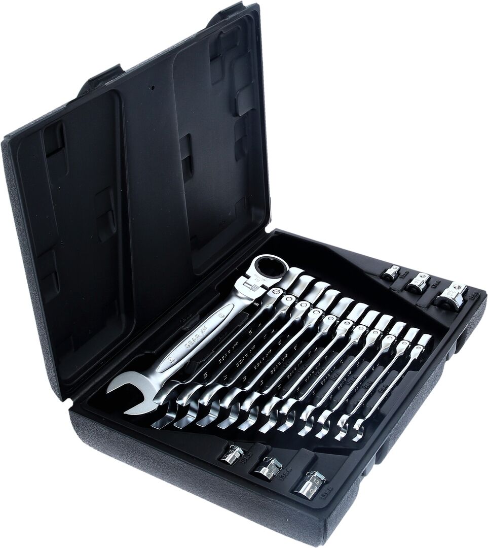 KS-TOOLS Gelenk-Ratschenschl.- Set 18tlg.mitVerriegelung KS KS-TOOLS Gelenk-Ratschenschl.- Set 18tlg.mitVerriegelung KS
