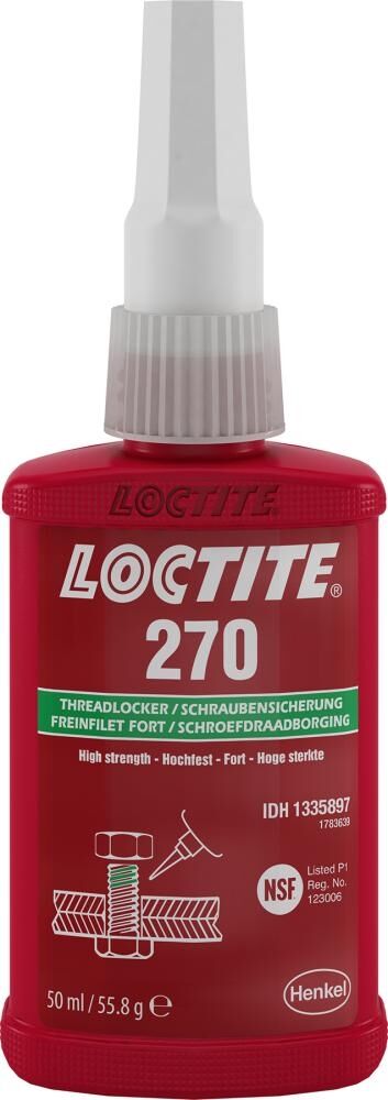 270 Hochfeste Schraubensicherung 50 ml Flasche