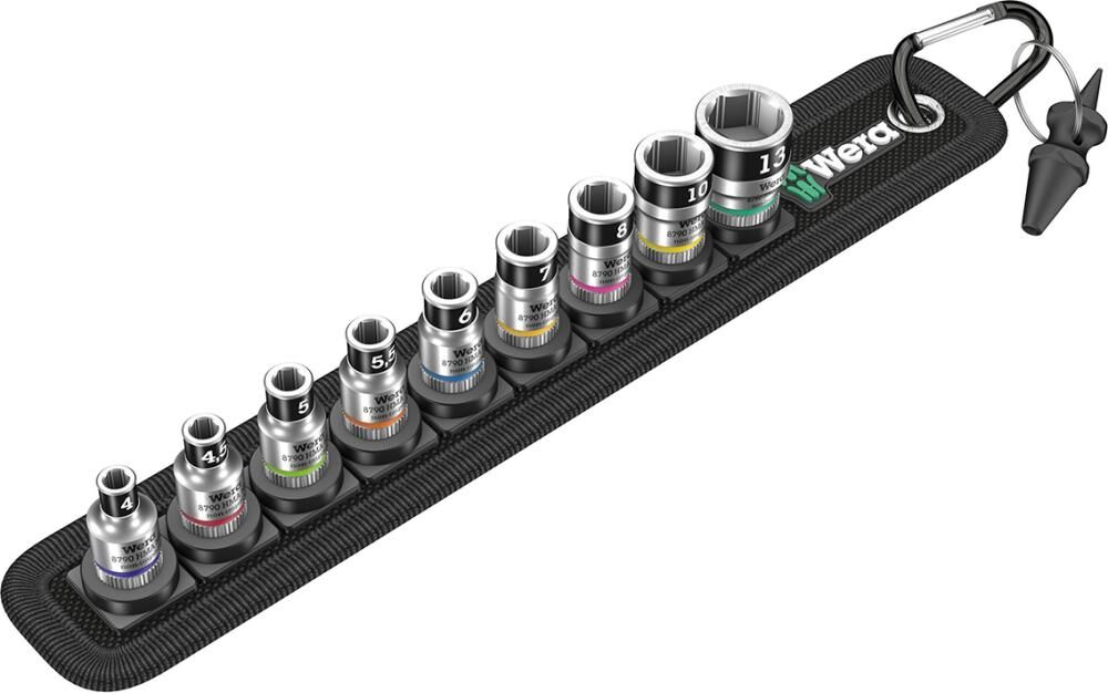 WERA Steckschl.-Eins.- Set 1/4" 10tlg. Haltefür WERA Steckschl.-Eins.- Set 1/4" 10tlg. Haltefür