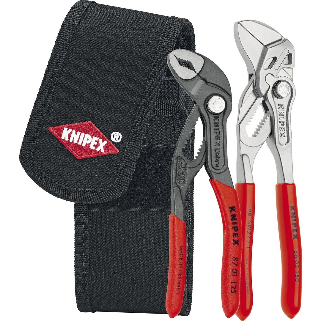 KNIPEX 00 20 72 V01 Mini-Zangenset in Werkzeuggürteltasche 2-teilig KNIPEX 00 20 72 V01 Mini-Zangenset in Werkzeuggürteltasche 2-teilig