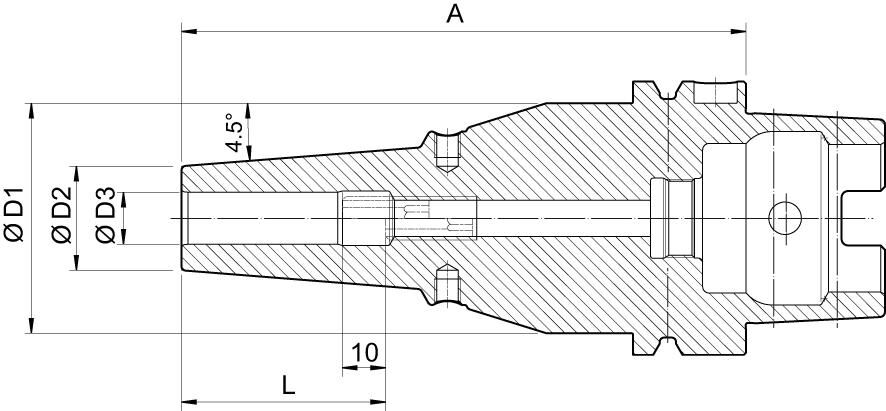 HAIMER Schrumpffutter DIN69863A-63 SL 12,0 x 70,0 mm