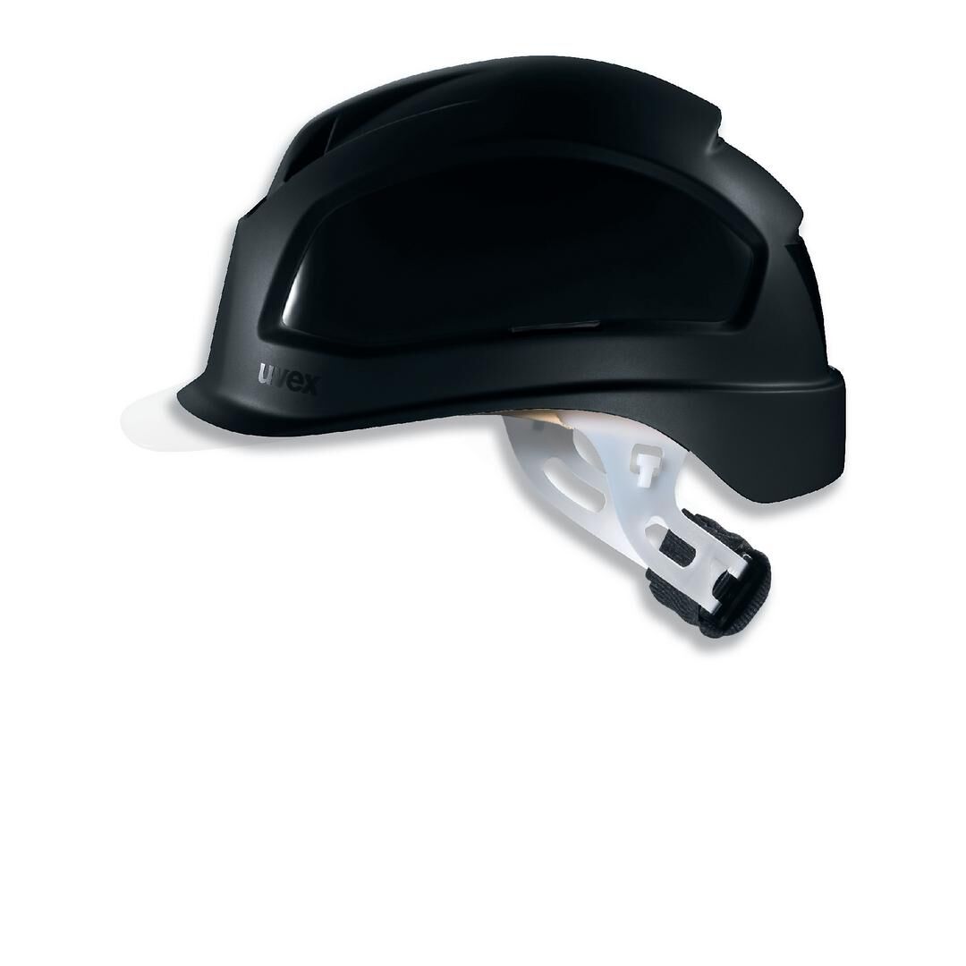 UVEX Schutzhelm pheos E-S-WR schwarz kurzer Schirm Drehrad 9770.931