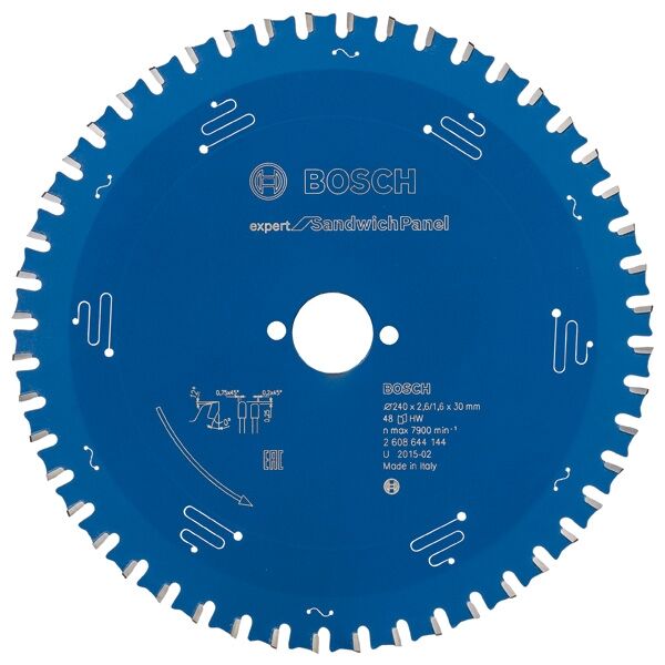BOSCH Kreissägeblatt HW Expert S. Panel 240x30x2,6 48T