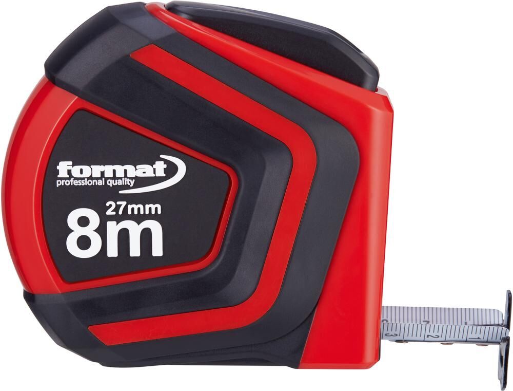 FORMAT Taschenbandmaß Autolock weiß 5 m x 22 mm