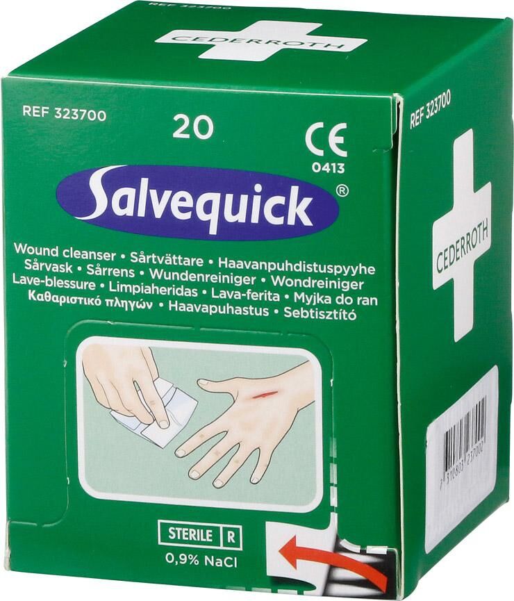 SALVEQUICK Wundreinigungstücher 323700 20St./Pack. SALVEQUICK Wundreinigungstücher 323700 20St./Pack.