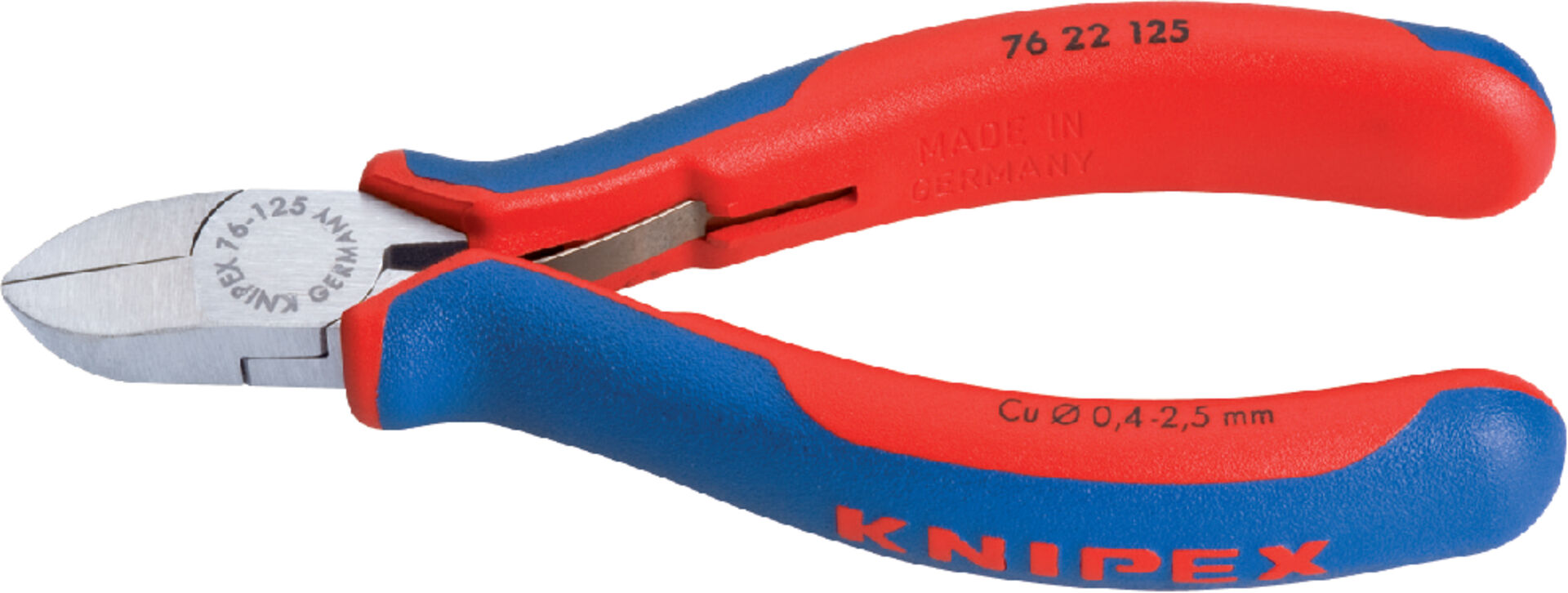 KNIPEX Seitenschneider 76 22 125 Elektromechaniker Mehrk. atrA,125mm KNIPEX Seitenschneider 76 22 125 Elektromechaniker Mehrk. atrA,125mm