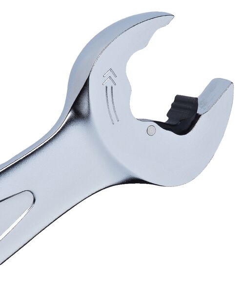 KS TOOLS Ratschenringmaulschlüssel mit Maulratschenfunktion Duo Gear plus, 24mm