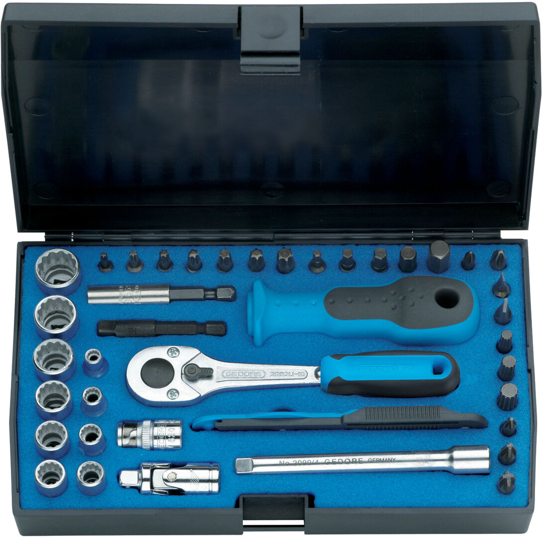 GEDORE Steckschlüssel-Set 1/4" 40-tlg UD-IN-IS-PH-PZ-TX D 20 TMU-10 1815660