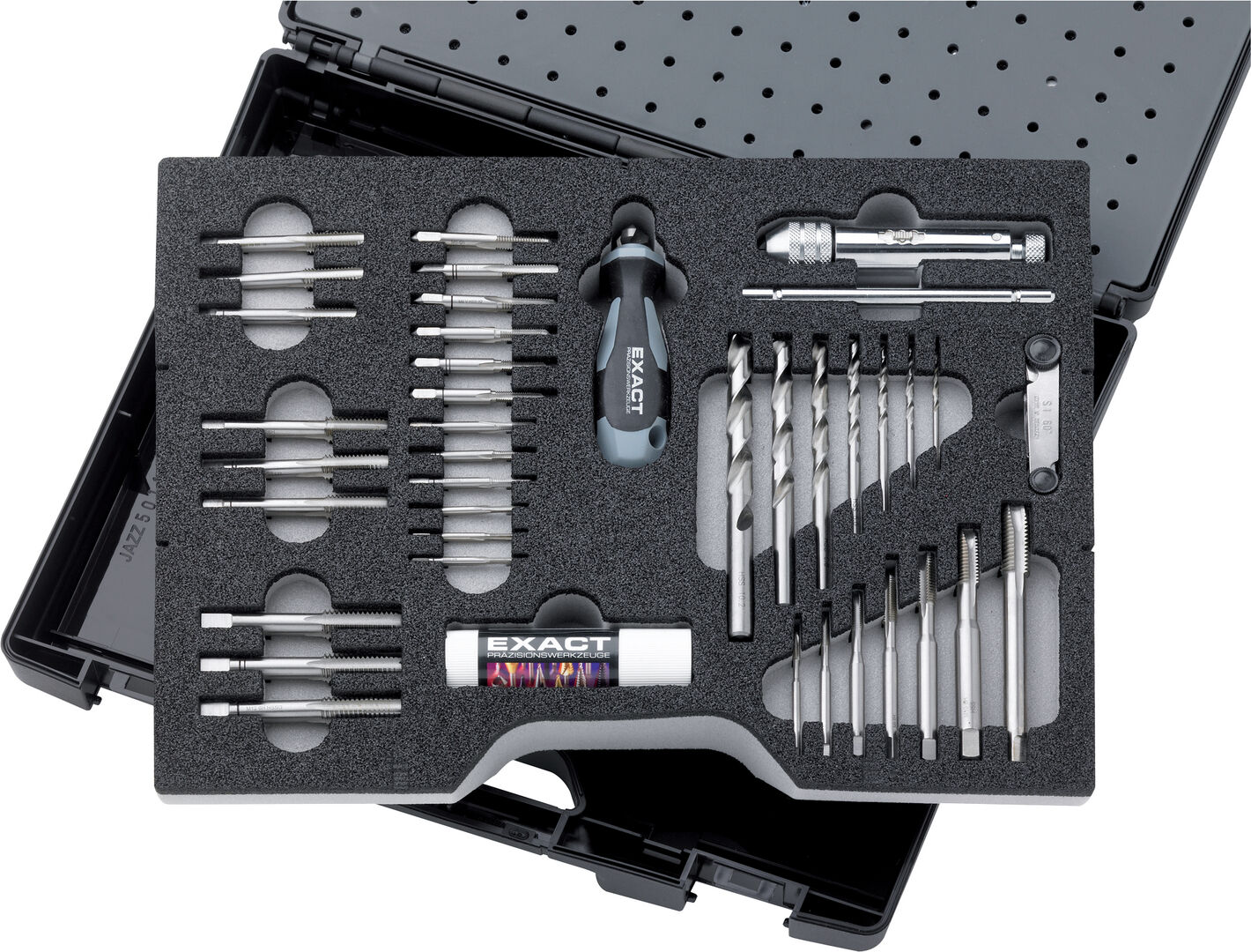 EXACT Gewindesortiment inkl. Koffer GS 61, 61-teilig, HSS
