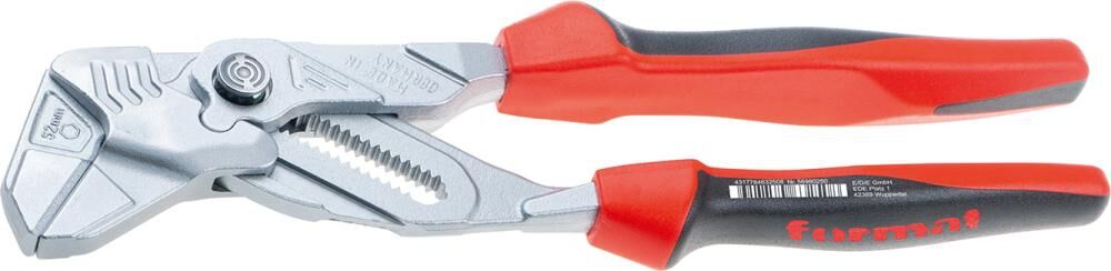 FORMAT Zangenschlüssel 180mm verchromt mit 2-Komponenten-Hülle FORMAT Zangenschlüssel 180mm verchromt mit 2-Komponenten-Hülle